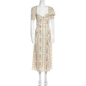 Reformation Floral Midi Dress